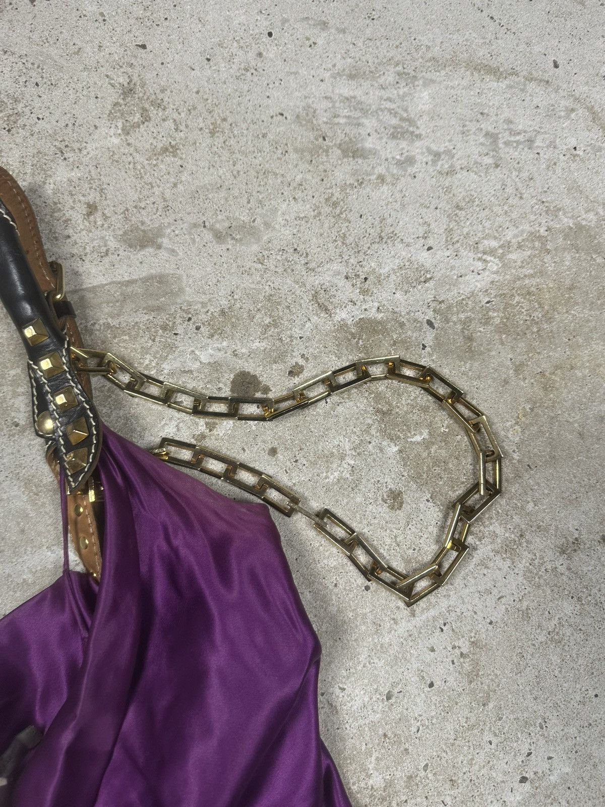 Dsquared2 Dsquared2 FW 2005 Runway Silk Purple Dress Chains Size M / US 6-8 / IT 42-44 - 13 Thumbnail