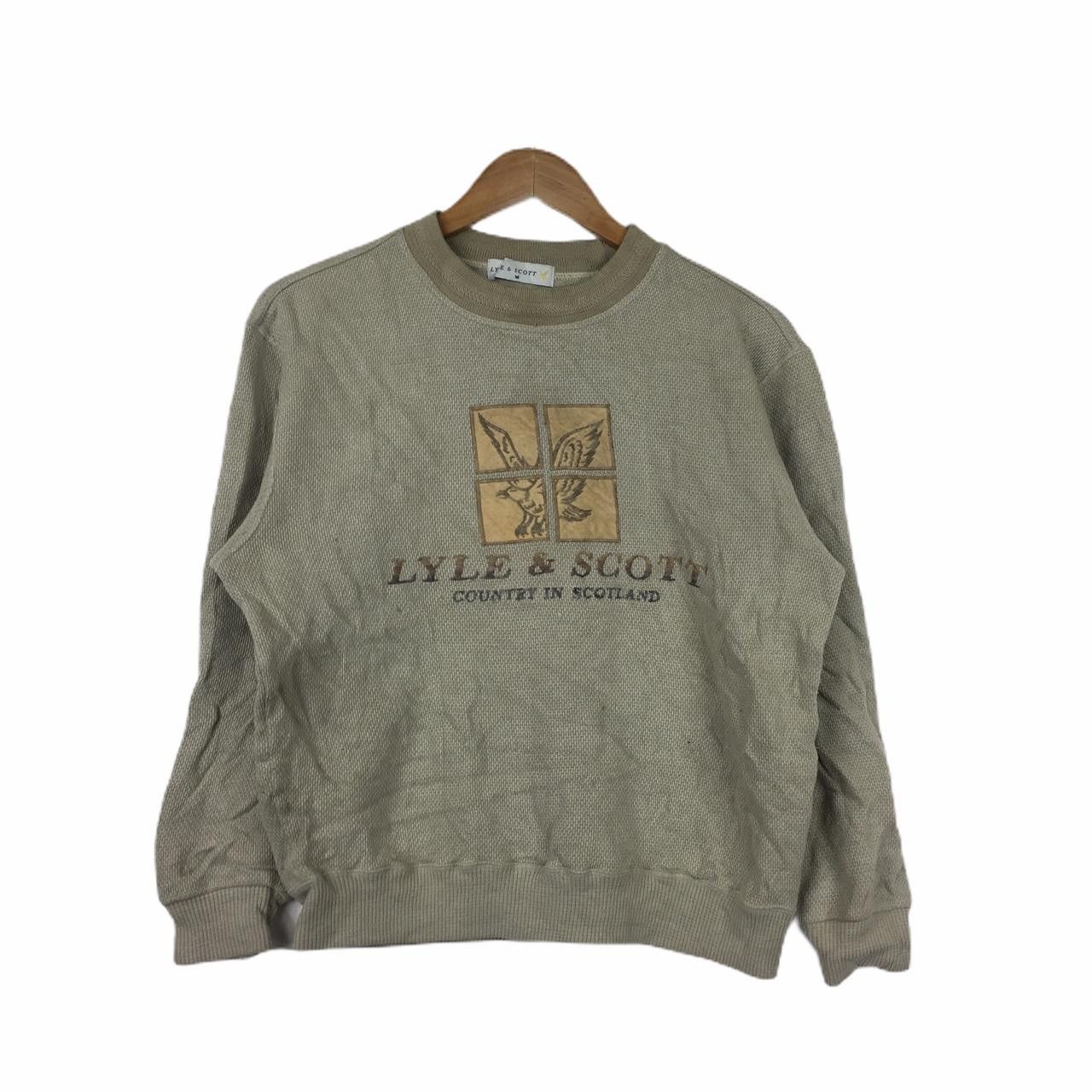 Lyle & Scott Vtg LYLE & SCOTT Big Logo Embroidery Size M / US 6-8 / IT 42-44 - 1 Thumbnail