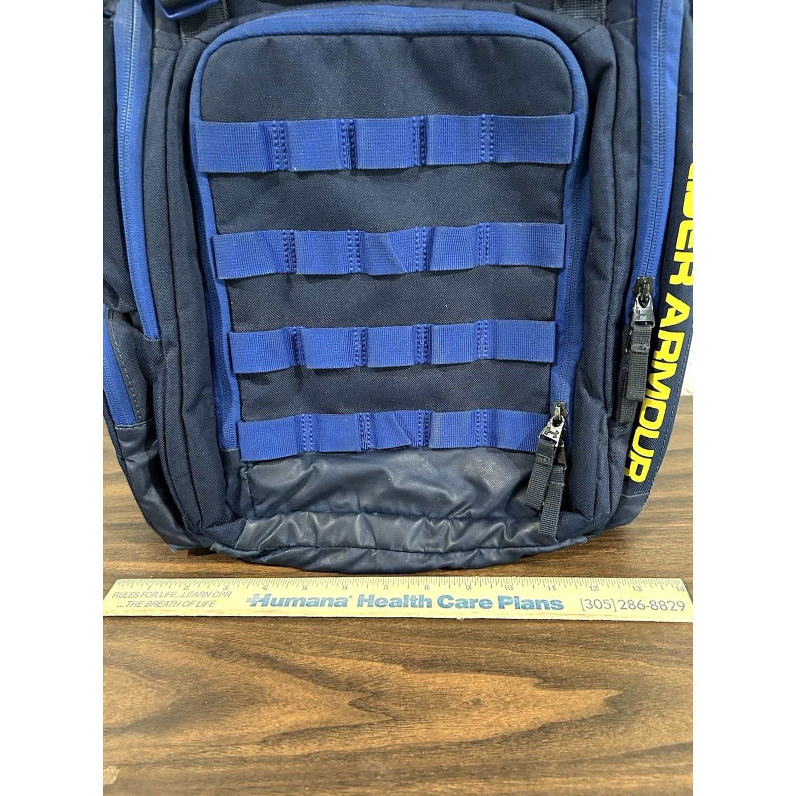 Under Armour Under Armour Steph Curry Storm Backpack Large Blue Nylon Bag Size ONE SIZE - 4 Thumbnail