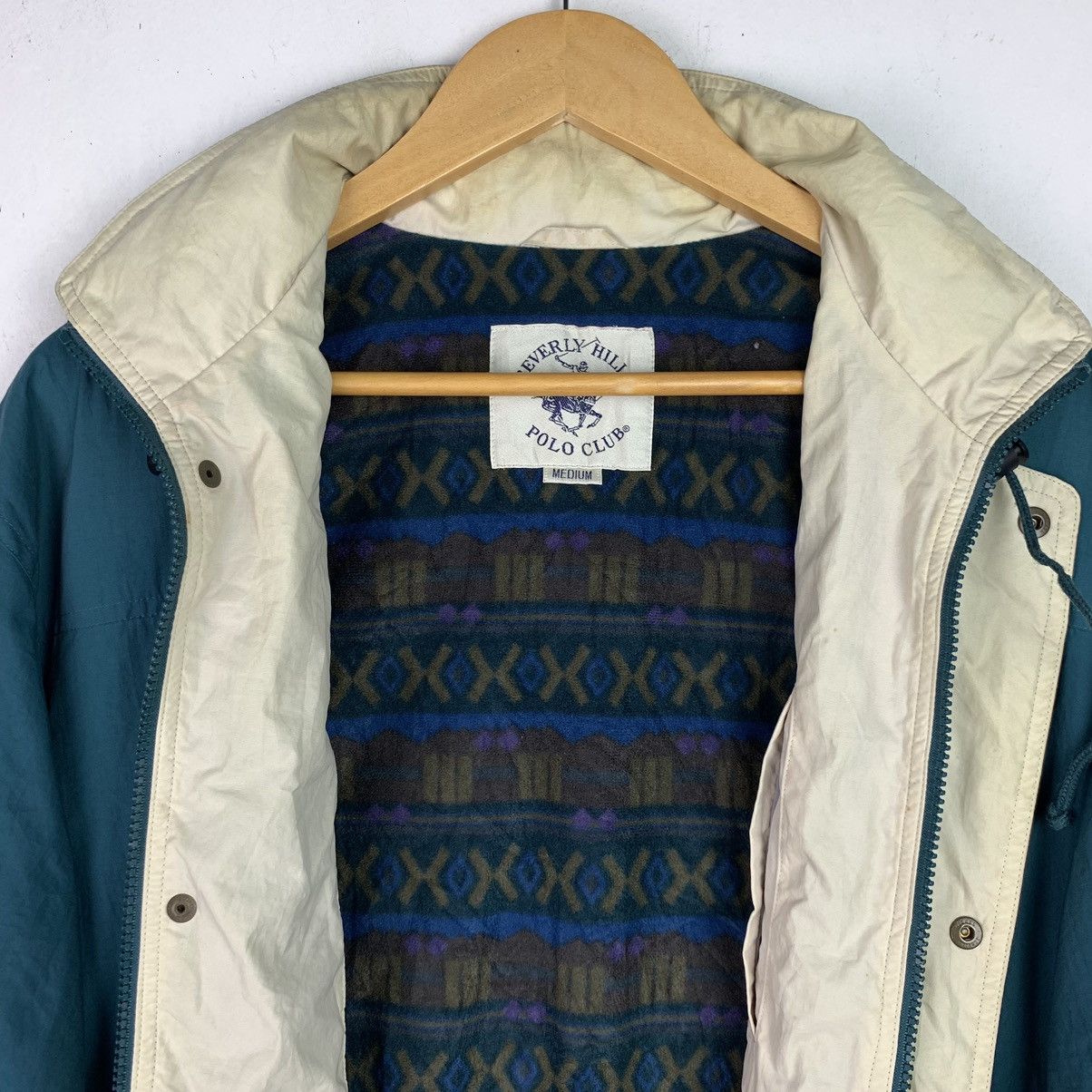 Beverly Hills Polo Club × Japanese Brand × Vintage Vtg Beverly Hills Polo Club MiniLogo Embroidery Light Jacket Size US M / EU 48-50 / 2 - 14 Thumbnail