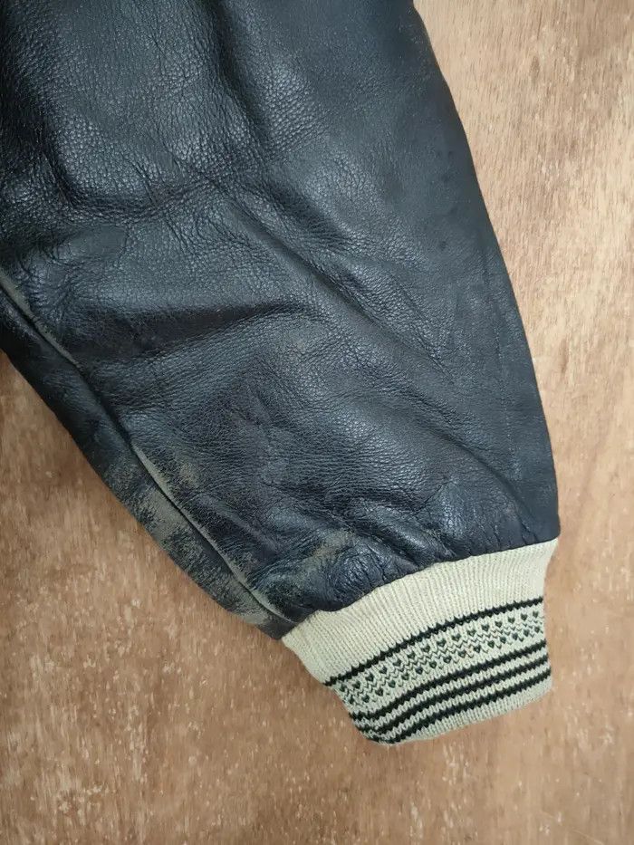 Vintage BOUZ MPS Club varsity wool leather vintage jacket #4094DLAL Size US M / EU 48-50 / 2 - 13 Thumbnail