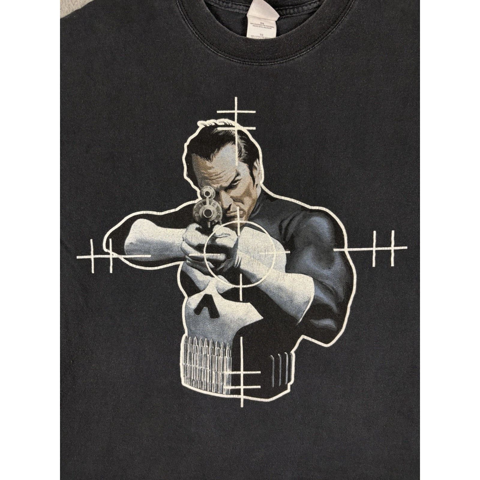 Gildan Vtg Y2K PUNISHER T-shirt Men’s XL Black 2001 Wizard World Size US XL / EU 56 / 4 - 3 Thumbnail