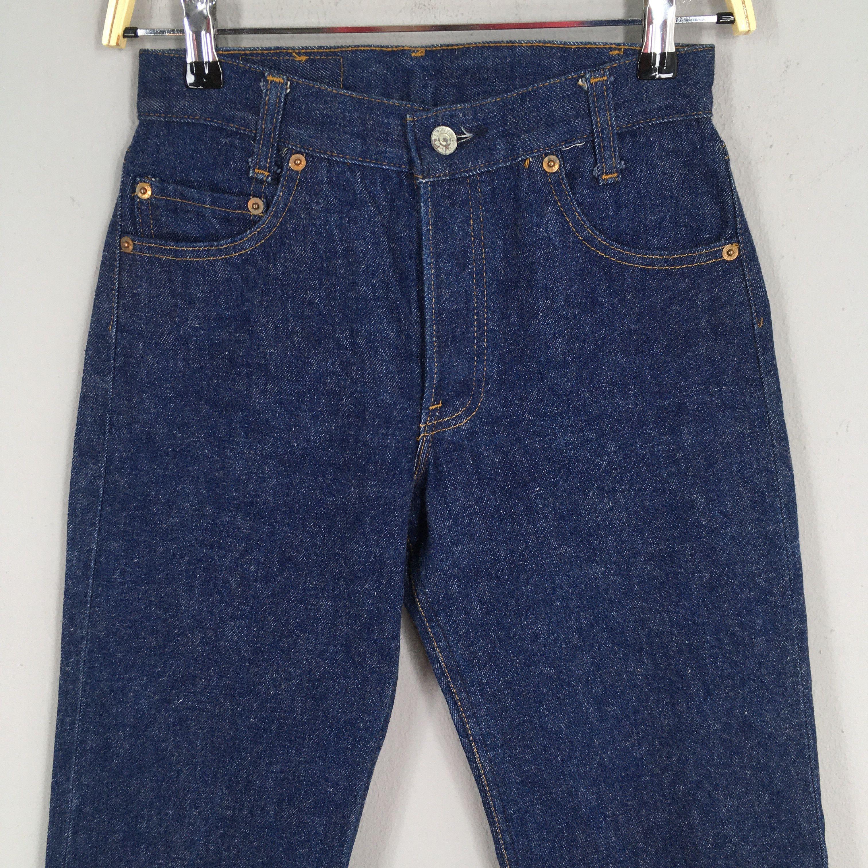 Levi's Size 25x29 Vintage 90s Levi's 701-0117 Student Jeans S450 Size 25" / US 0 / IT 36 - 2 Thumbnail