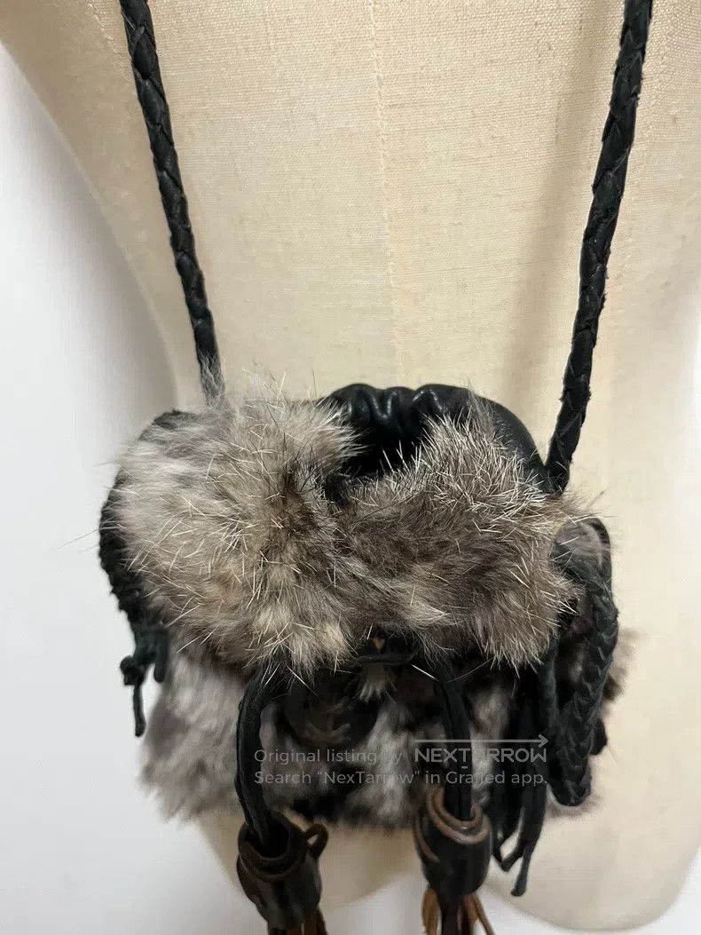 Japanese Brand Japanese Brand Henry beguelin Furry Mini Drawstring Bag Size ONE SIZE - 5 Thumbnail
