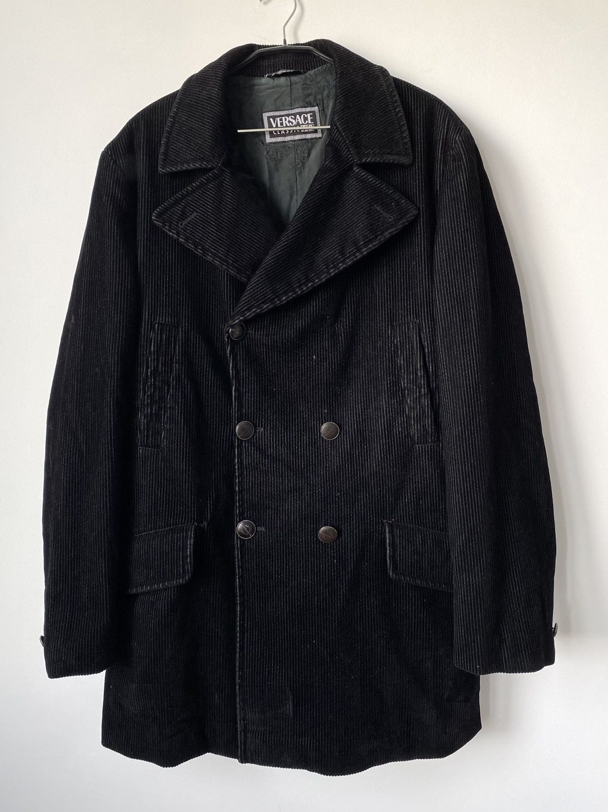 Versace Versace Classic V2 Corduroy Velvet Coat Jacket Size US L / EU 52-54 / 3 - 1 Thumbnail