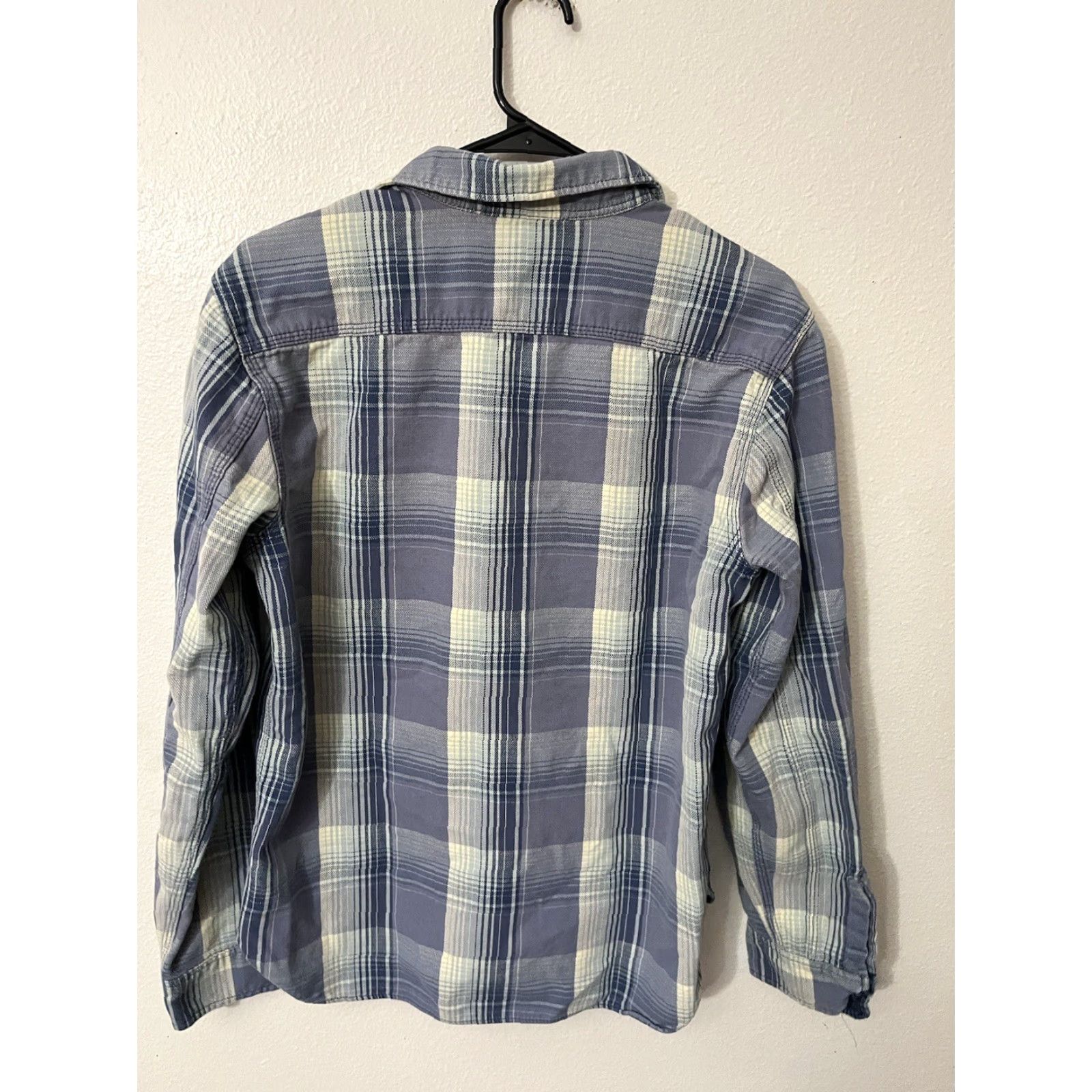 Gap Gap Mens Medium Blue Plaid Button Up Shirt Cotton Long Sleeve Collared Mens Size US M / EU 48-50 / 2 - 2 Thumbnail