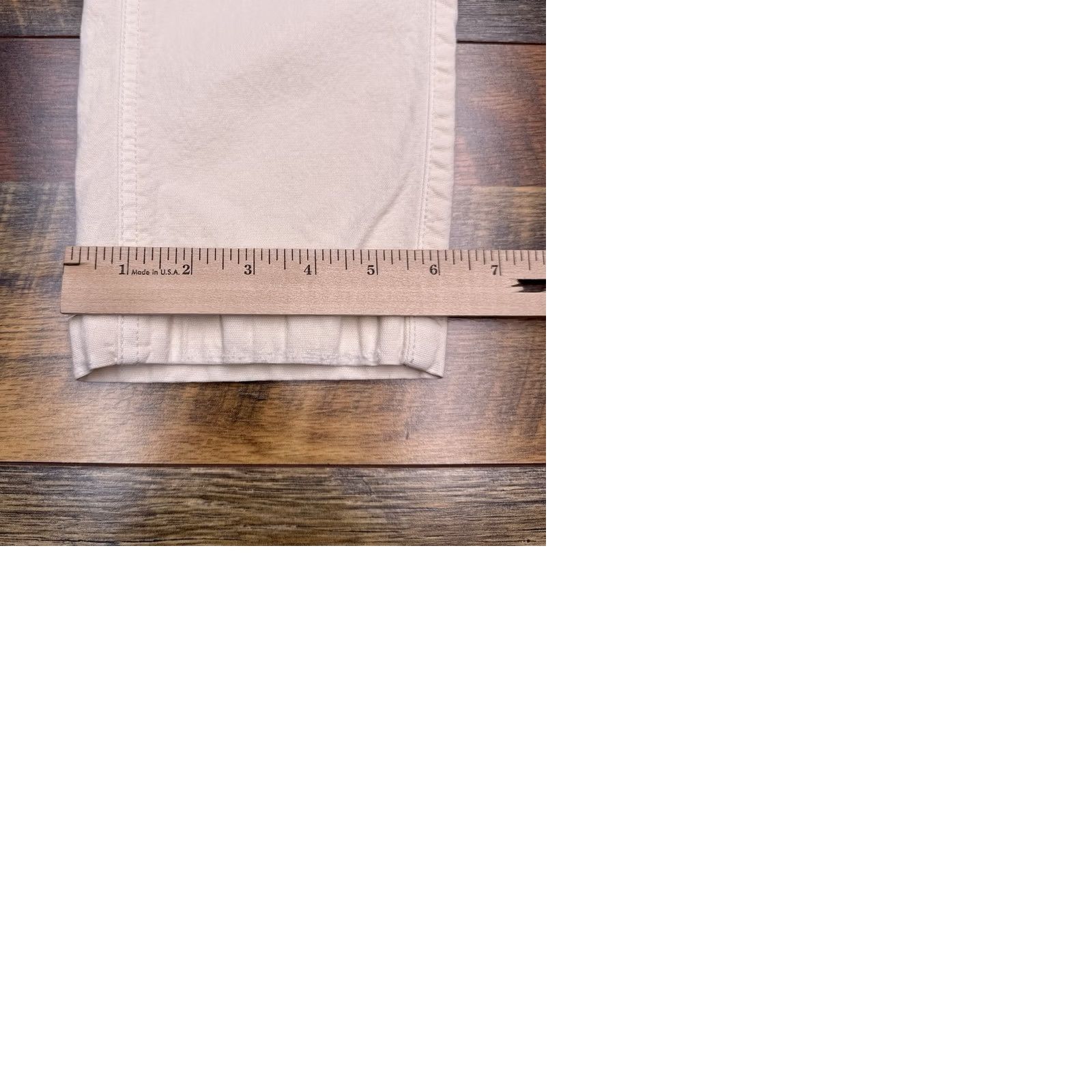 American Eagle Outfitters American Eagle High Rise Straight Pants Womens 0 Regular Beige Stretch Chino Logo City Casual Travel Size 25" / US 0 / IT 36 - 10 Thumbnail