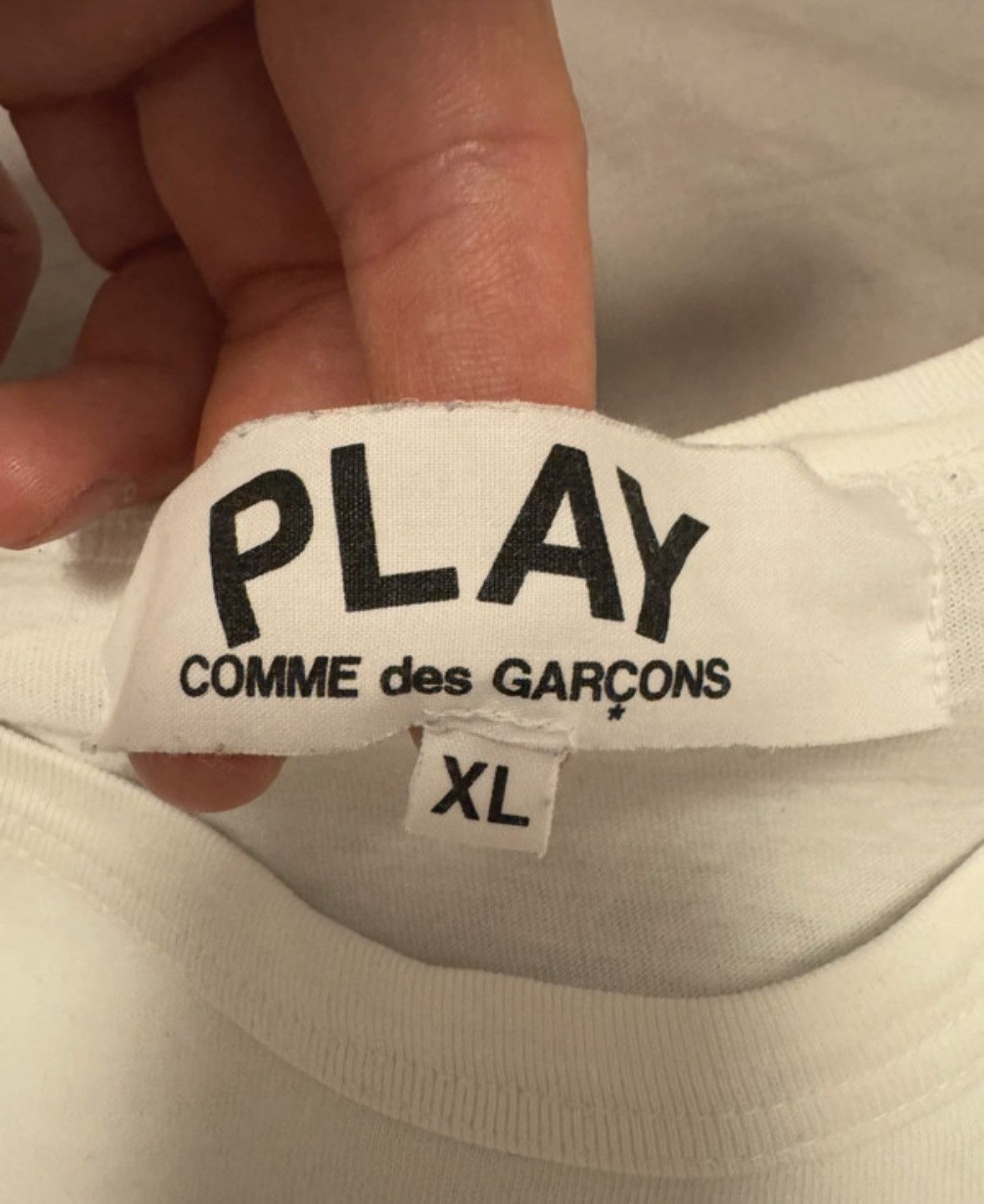 Comme des Garcons PLAY Comme des Garcons tee Size US XL / EU 56 / 4 - 4 Thumbnail
