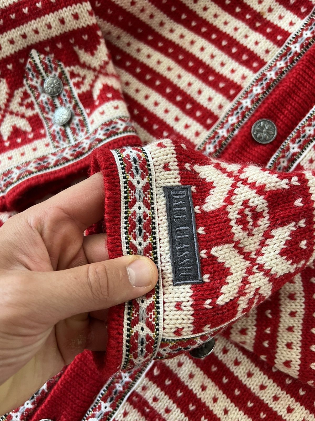 Vintage ‼️Vintage Dale Of Norway Premium Wool Button Sweater Cardigan Size US L / EU 52-54 / 3 - 17 Thumbnail