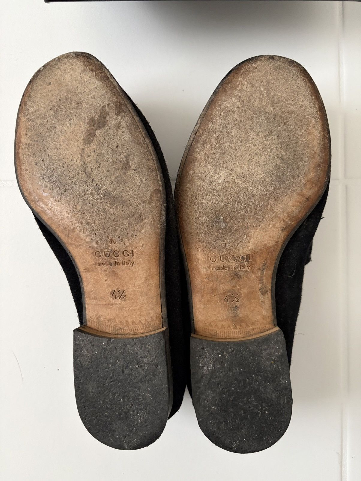 Gucci Horsebit Suede Loafers Size US 6.5 / IT 36.5 - 3 Thumbnail