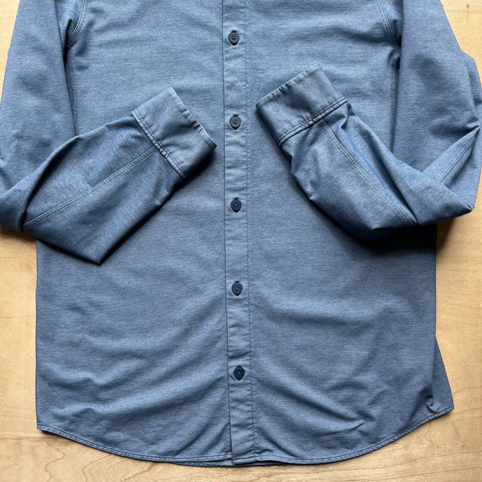 Lululemon Lululemon Button Down Shirt Blue Casual Workwear Commission Size US S / EU 44-46 / 1 - 4 Thumbnail