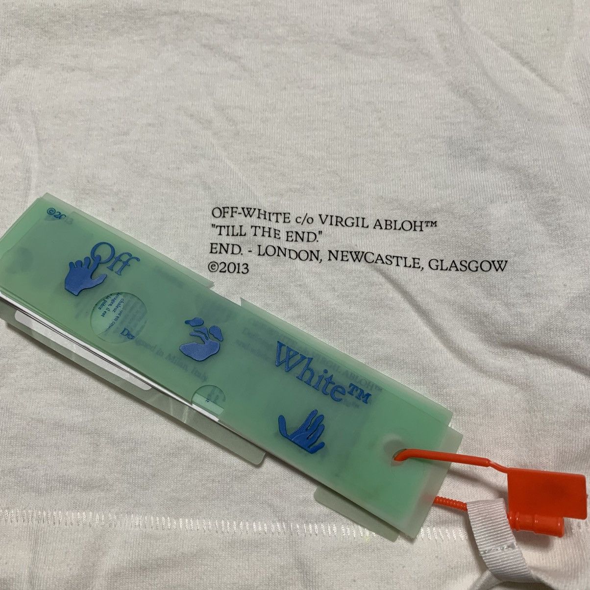 Off-White Off White Small Caravaggio Till The End White Tee Virgil Size US S / EU 44-46 / 1 - 5 Thumbnail