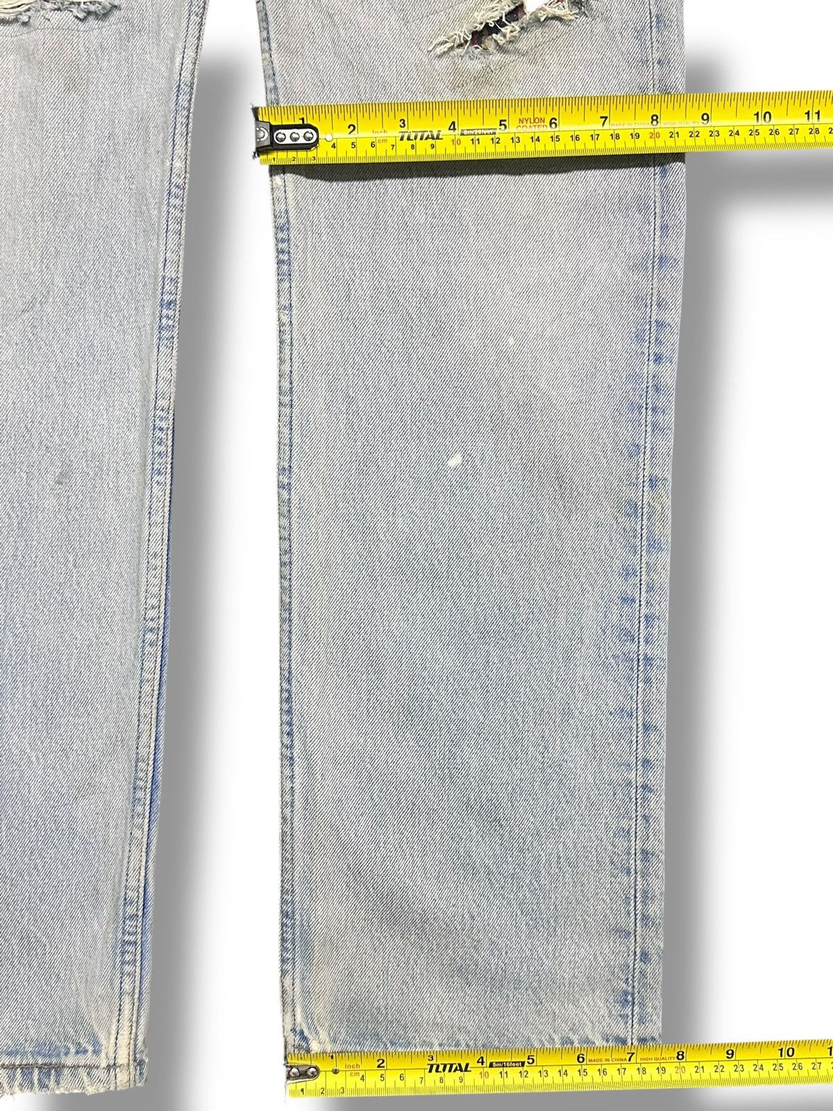 Levi's Vintage Levi’s 501 Straight Distressed Ripped Jeans & Faded Size US 31 - 20 Thumbnail