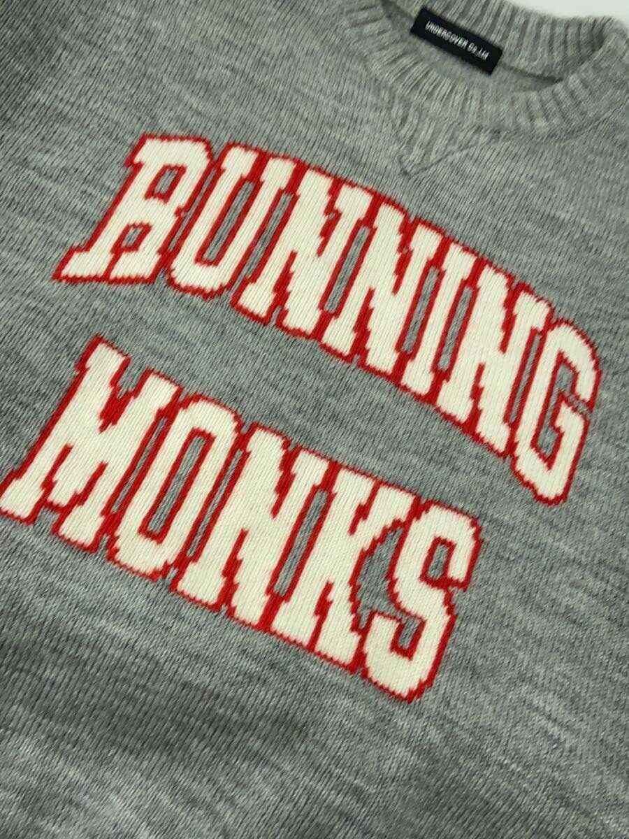 Undercover "RUNNING MONKS" Drop Shoulder Wool Knit Sweater Size US M / EU 48-50 / 2 - 7 Thumbnail