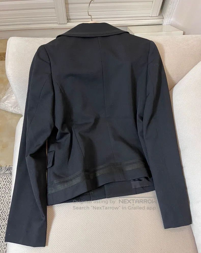 Comme des Garcons Comme Des Garcons Navy collar top coat, size XS Size XS / US 0-2 / IT 36-38 - 5 Thumbnail