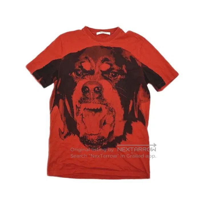 Givenchy Givenchy Red Dog Print Short Sleeve T-Shirt. Size US XS / EU 42 / 0 - 1 Thumbnail