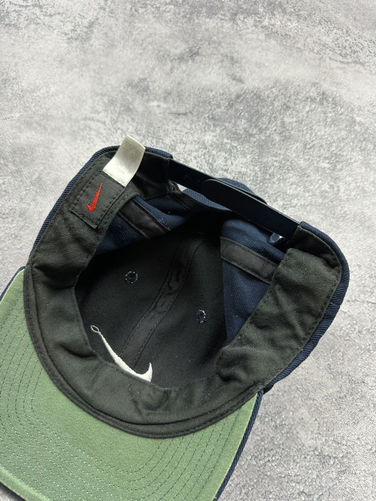 Nike Vintage 90s Nike Y2K Dad Hat Drill Swoosh Streetwear Cap Size ONE SIZE - 15 Thumbnail