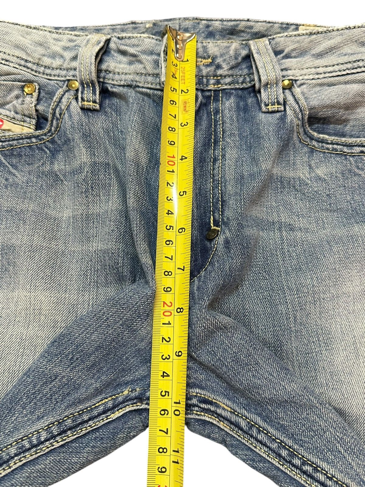 Diesel Vintage Diesel Industry Blue Faded Wash Style Jeans Size US 31 - 15 Thumbnail