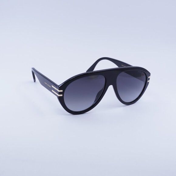 Marc Jacobs Marc Jacobs MARC 747/S 0807 9O Sunglasses Black Aviator Size ONE SIZE - 5 Thumbnail