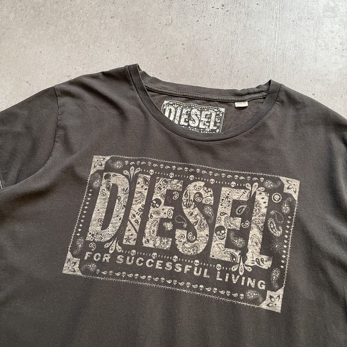 Diesel × Vintage Diesel t-shirt vintage Size US XL / EU 56 / 4 - 2 Thumbnail
