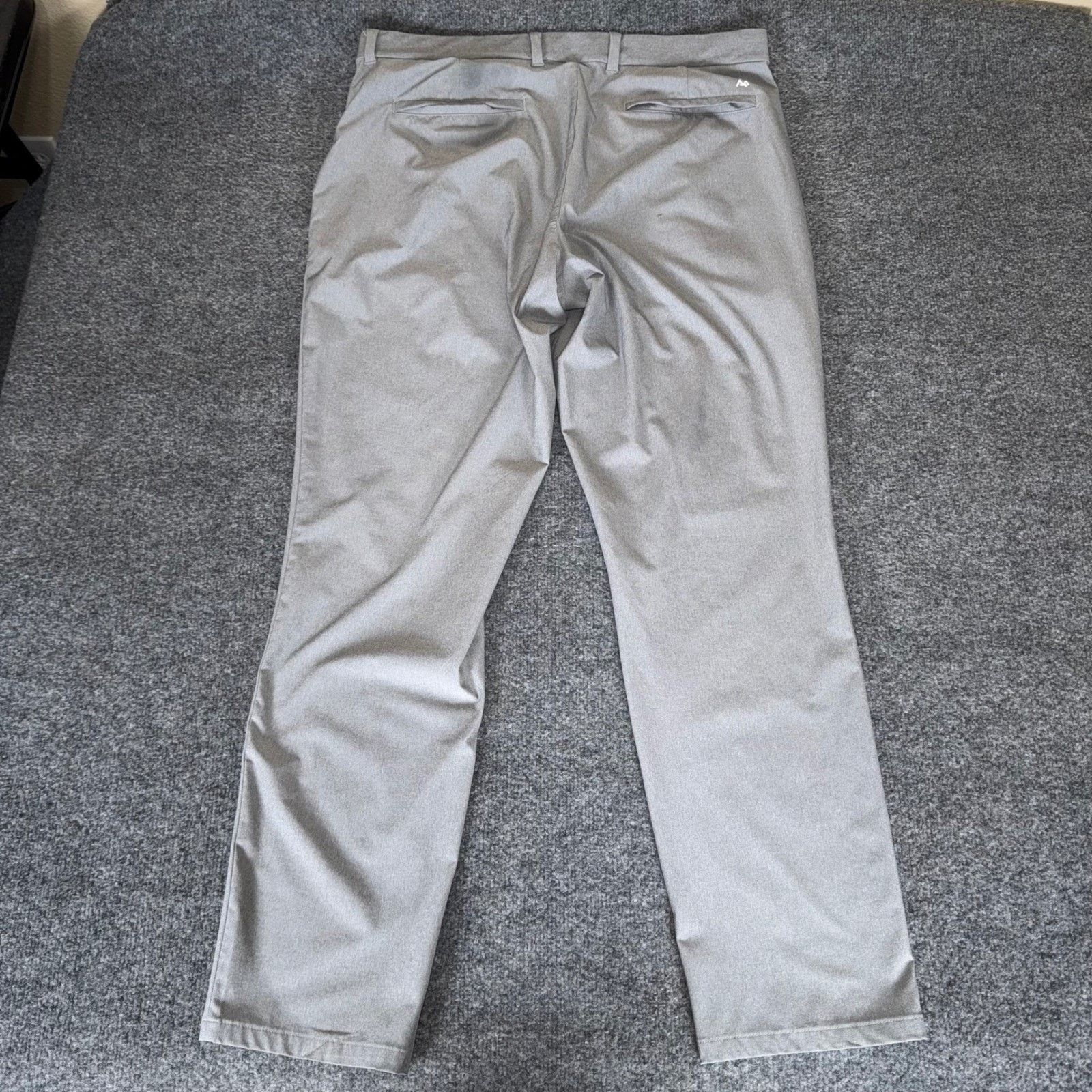 Mizzen+Main Mizzen+Main Helmsman Pants Mens 38x32 Gray Slim Fit Stretch Size US 38 / EU 54 - 5 Thumbnail