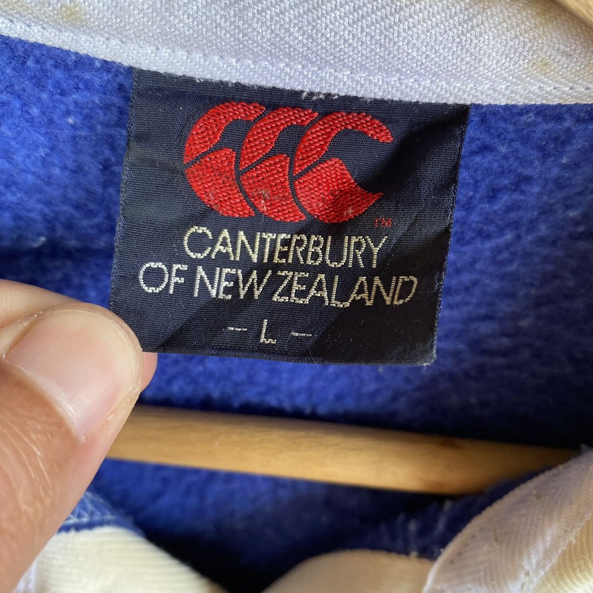 Canterbury of New Zealand Canterbury 150 Year Anniversarry Big Logo Collar Sweatshirt Size US M / EU 48-50 / 2 - 10 Thumbnail
