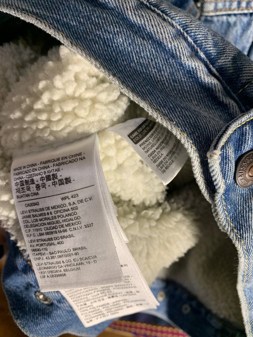 Levi's × Vintage VERY RARE LEVI’S DENIM SHERPA JACKET JAPAN STYLE DESIGNER Size US M / EU 48-50 / 2 - 10 Thumbnail
