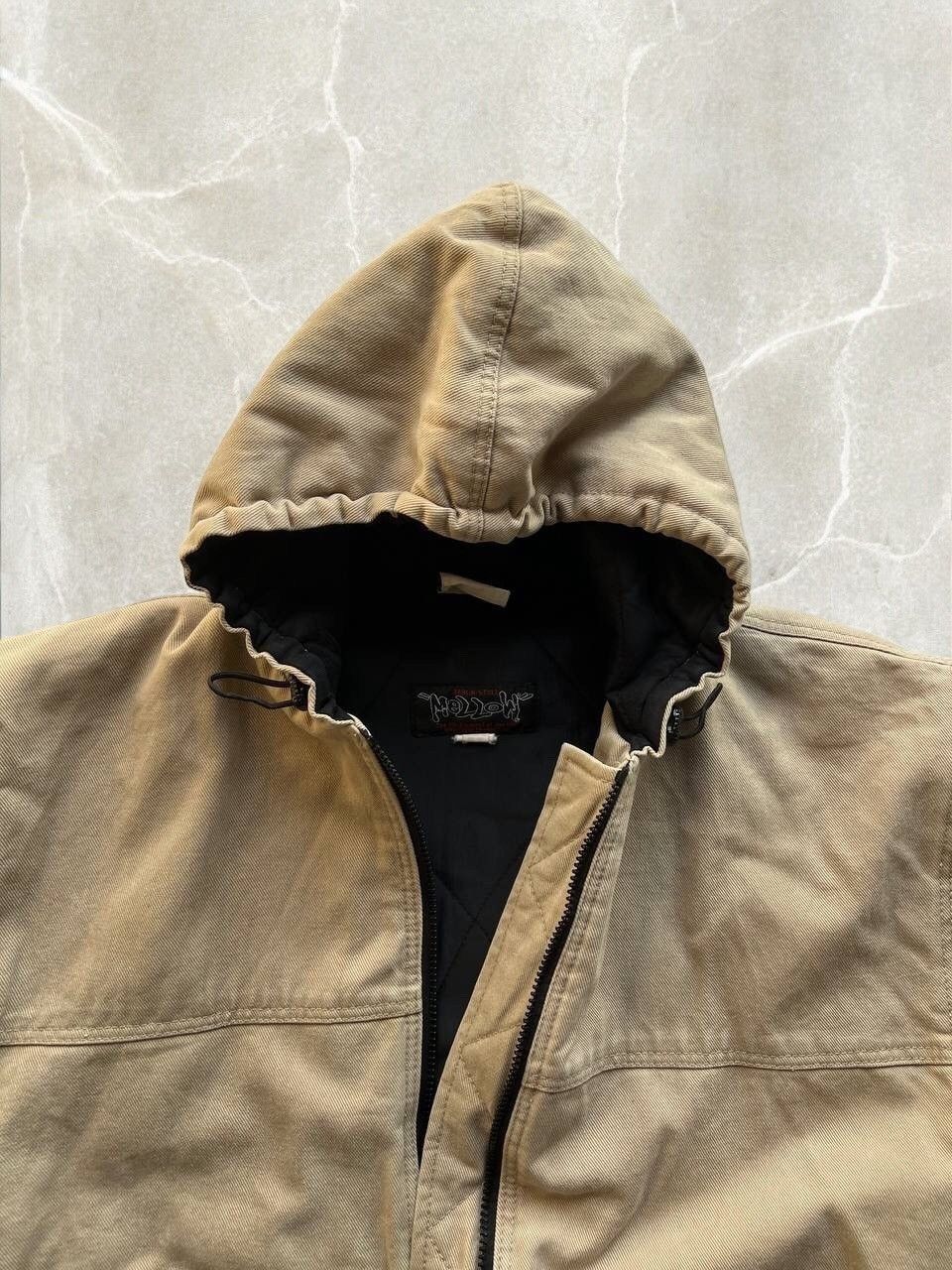 Rap Tees × Vintage MELLOW Hip Hop ACTIVE JACKET Zip up WORKER hooded heavy y2k Size US M / EU 48-50 / 2 - 6 Thumbnail