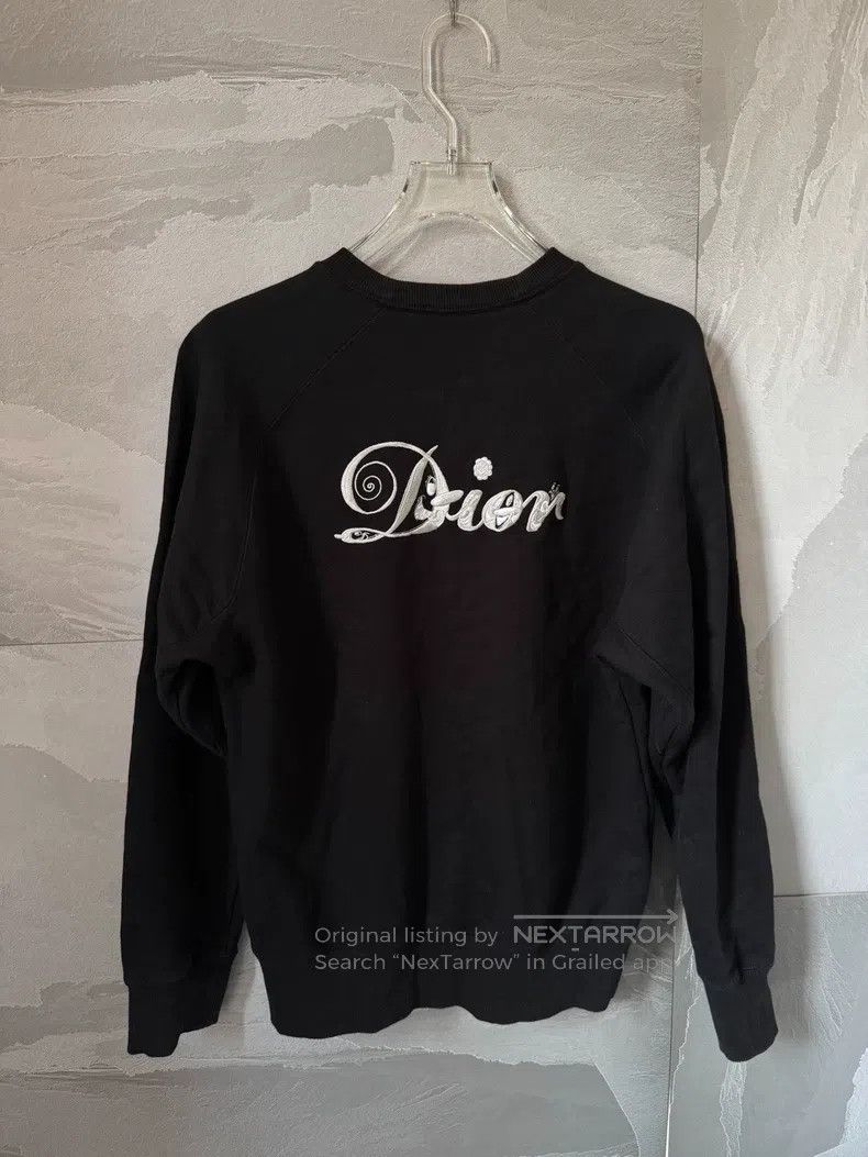 Dior Dior Co-branded logo embroidered logo sweatshirt Size US L / EU 52-54 / 3 - 3 Thumbnail