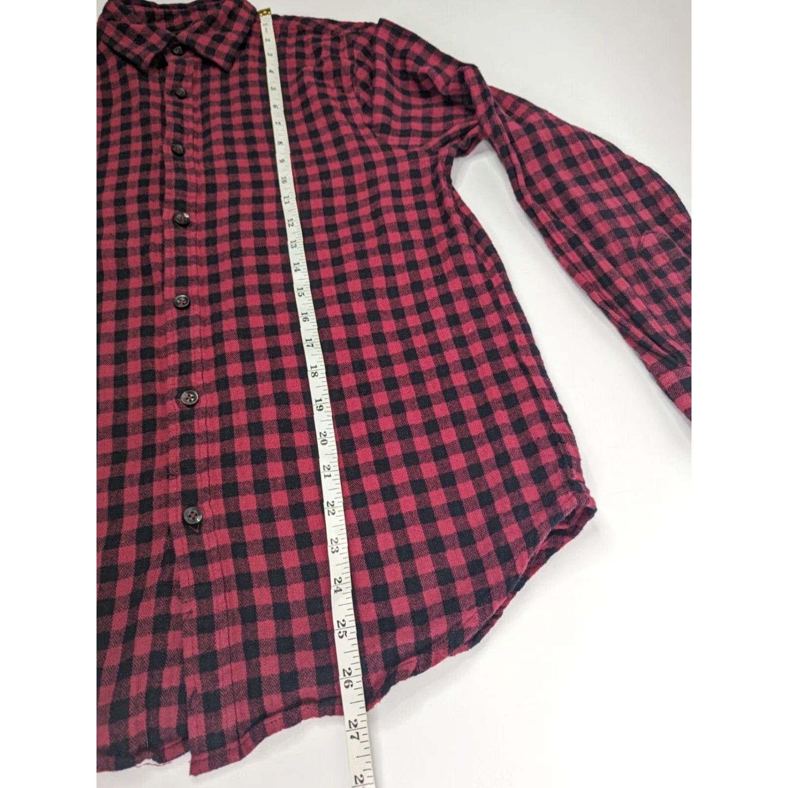 Vintage Cloudveil Button-Up Shirt Mens Small Cotton Flannel Red Checkered Long Sleeve Size US S / EU 44-46 / 1 - 4 Thumbnail