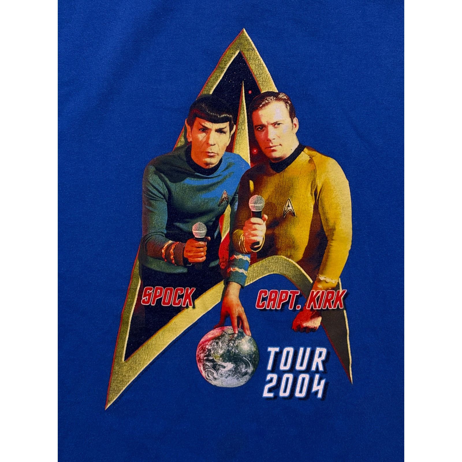 Port & Company Vintage 2004 Spock Kirk Tour Star Trek XL Y2K shirt Size US XL / EU 56 / 4 - 1 Thumbnail