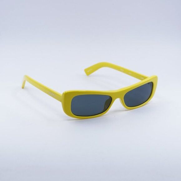 Jacquemus Jacquemus CAPRI JAC/55 C5 Sunglasses Yellow Rectangle Frame Size ONE SIZE - 5 Thumbnail