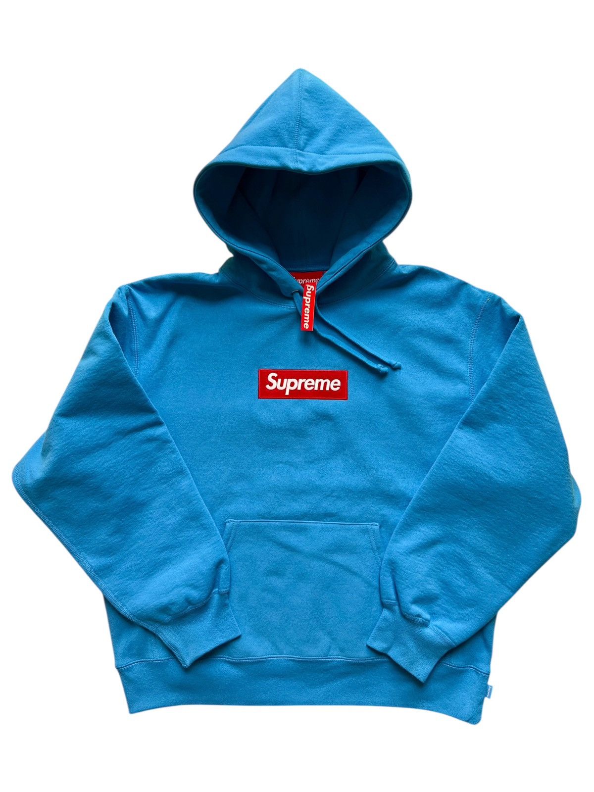 Supreme Supreme FW25 Cyan Box Logo hoodie - Size M | Grailed