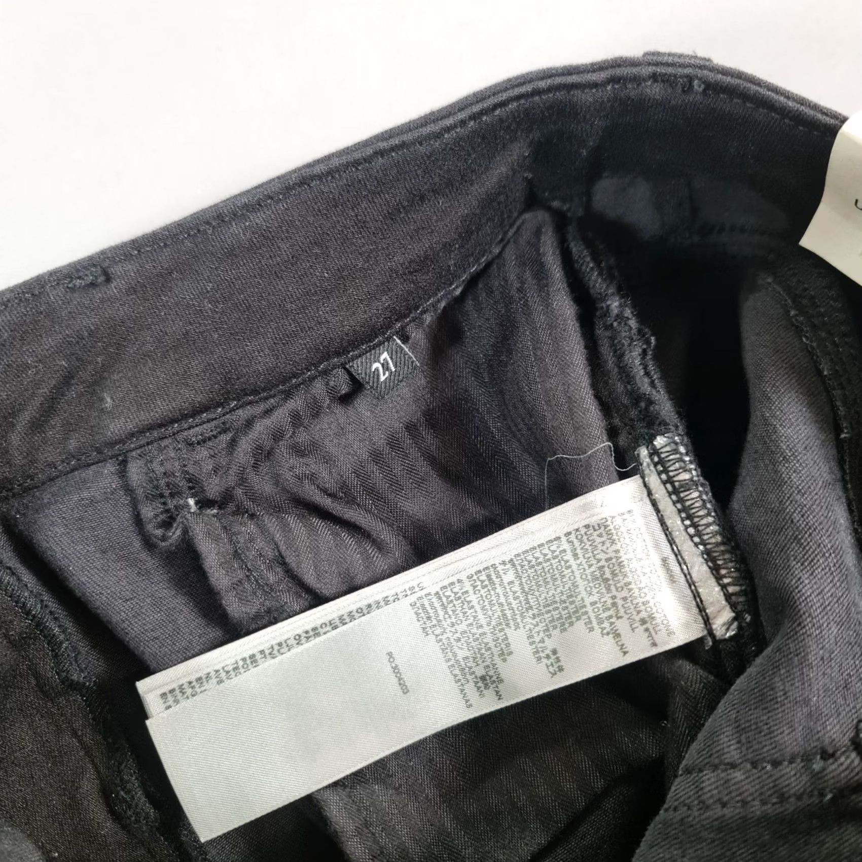7 For All Mankind 7 For All Mankind Jeans Womens Bootcut High Rise W27 L31 Black Elastic Cotton Denim Zip Fly 5-Pocket Stretch Vintage No Size 27" / US 4 / IT 40 - 8 Thumbnail