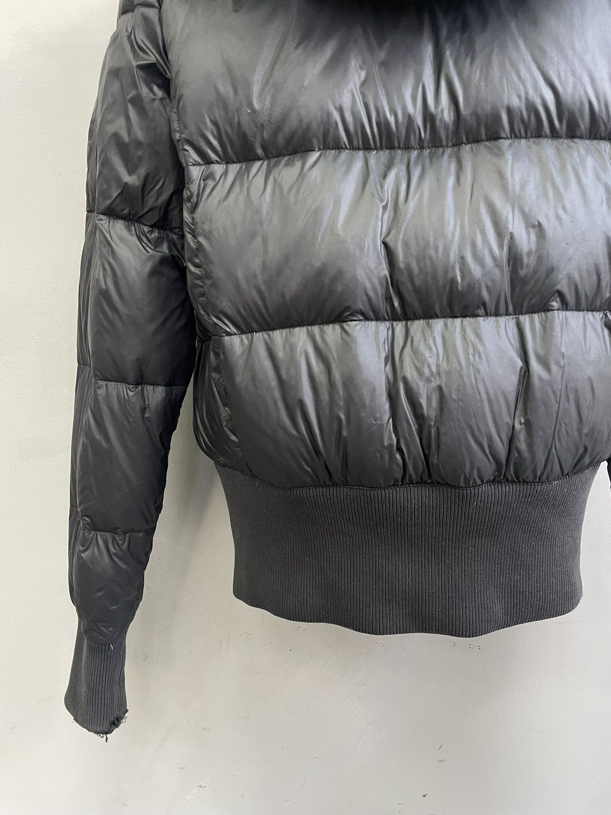 If Six Was Nine Nike Y2K Black Puffer Jacket Fur Hood if six was nine style Size US M / EU 48-50 / 2 - 14 Thumbnail