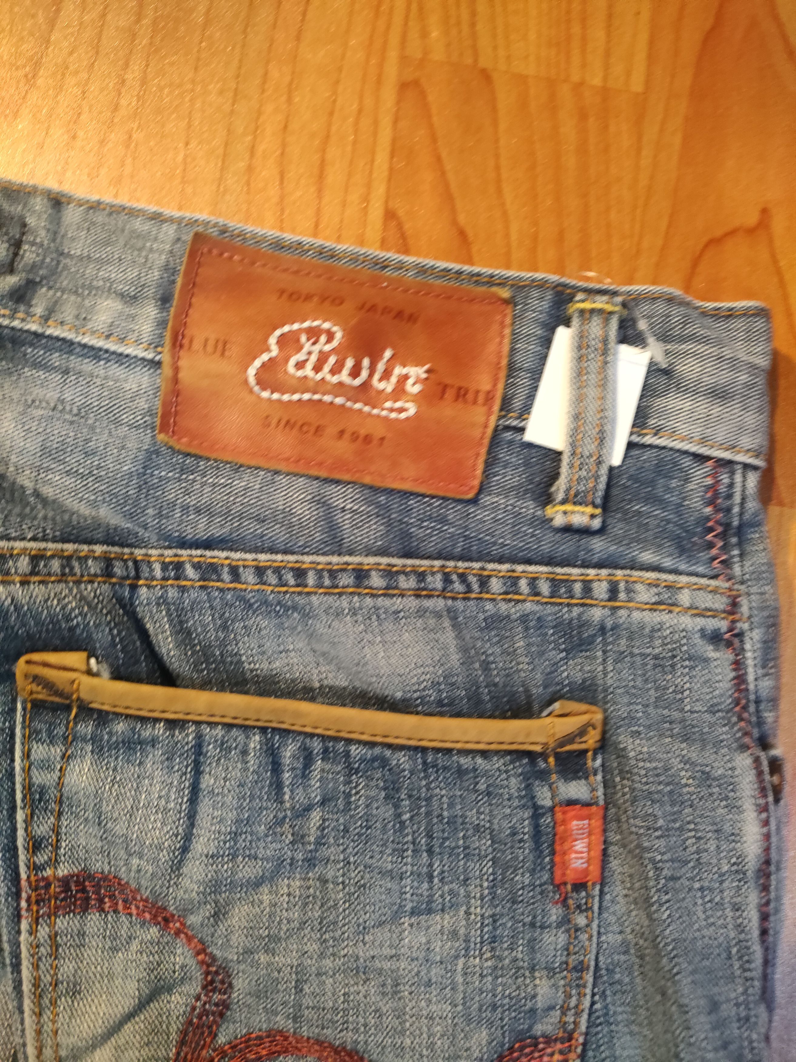 Edwin × If Six Was Nine Edwin Blue Trip Jeans Size US 33 - 2 Thumbnail
