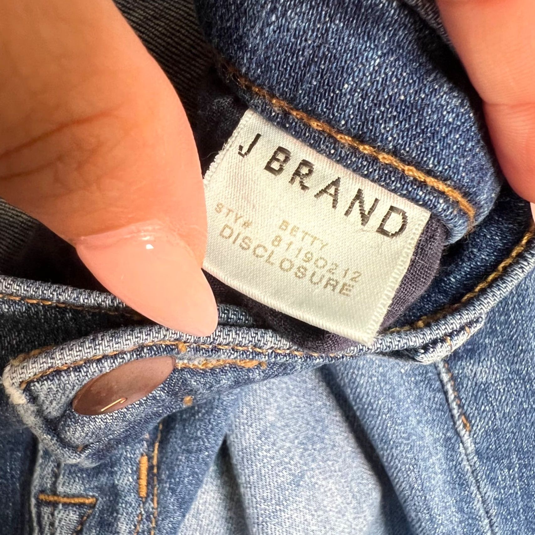 J Brand J Brand Womens Betty Bootcut Jeans Size 25 Medium Wash Denim Stretch Size 42" / US 20 - 4 Thumbnail