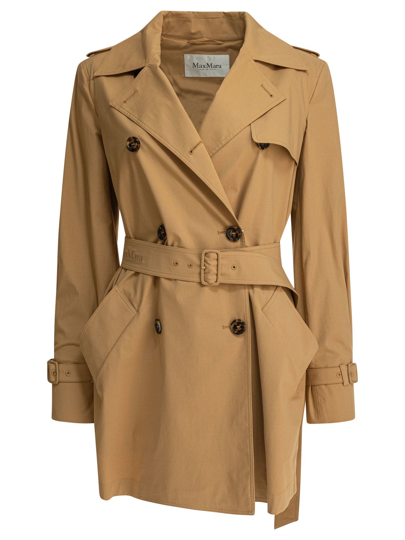 Max Mara Cotton Canvas Raincoat Size S / US 4 / IT 40 - 1 Thumbnail