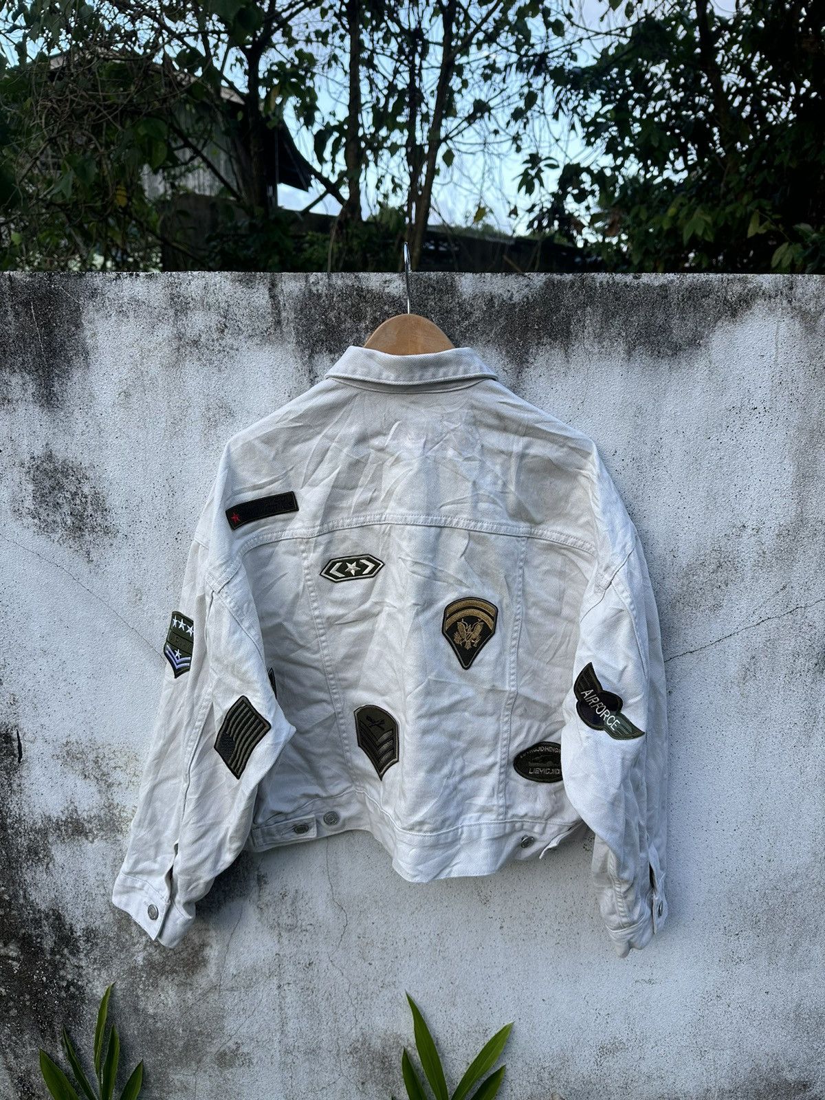 Japanese Brand Simplicite patches cropped Denim jacket Size L / US 10 / IT 46 - 5 Thumbnail