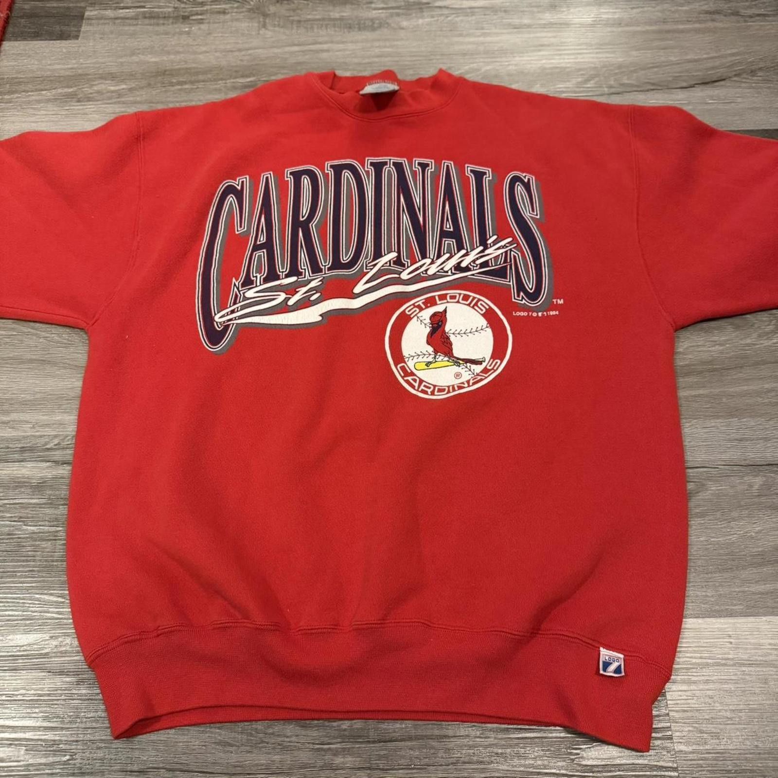 Logo 7 Vintage St. Louis cardinals logo 7 heavy weight sweatshirt Size US XL / EU 56 / 4 - 6 Thumbnail
