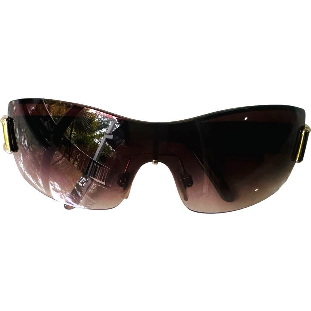BURBERRY Shield Sunglasses B3043 Plaid Designer Luxury Sungl
