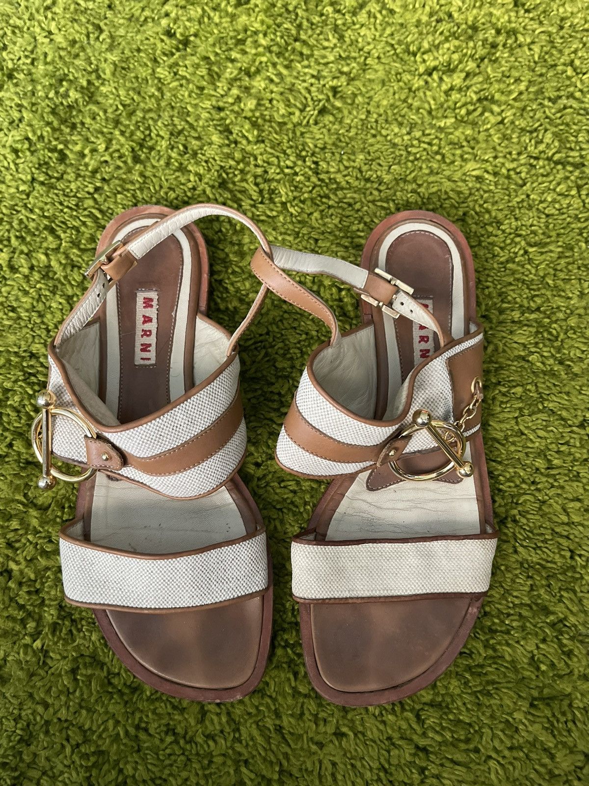 Designer × Marni Marni sandals flats Size US 6.5 / IT 36.5 - 1 Thumbnail