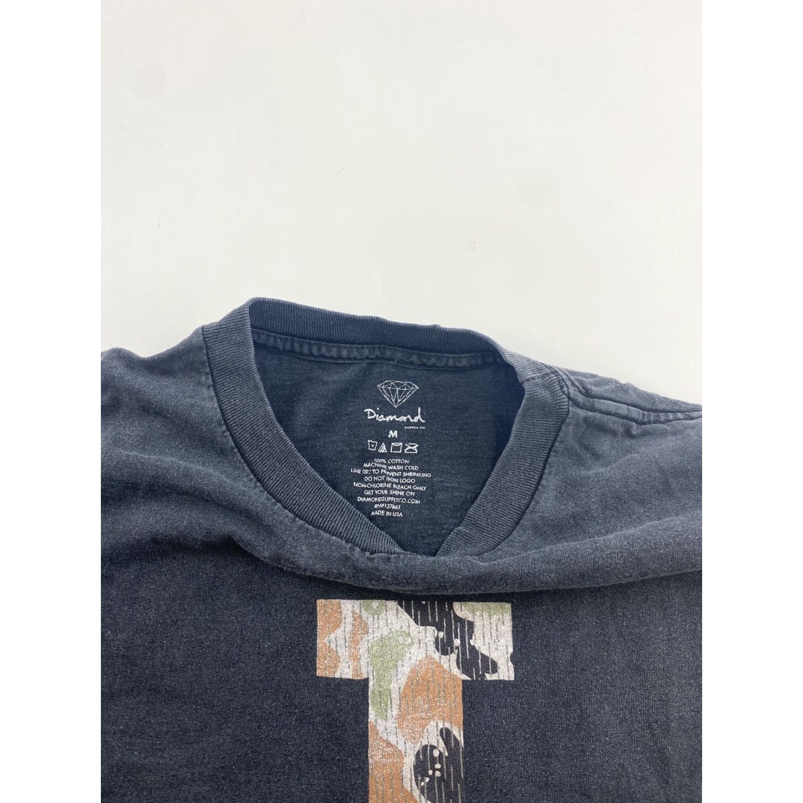 Diamond Supply Co. VINTAGE Diamond Supply Shirt Mens Medium Black Upside Down P Made In USA Size US M / EU 48-50 / 2 - 3 Thumbnail