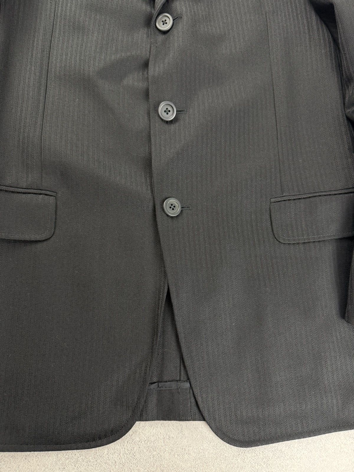 Versace Versace Vintage Men’s Suit Wool Black Size 52R Size 42R - 5 Thumbnail