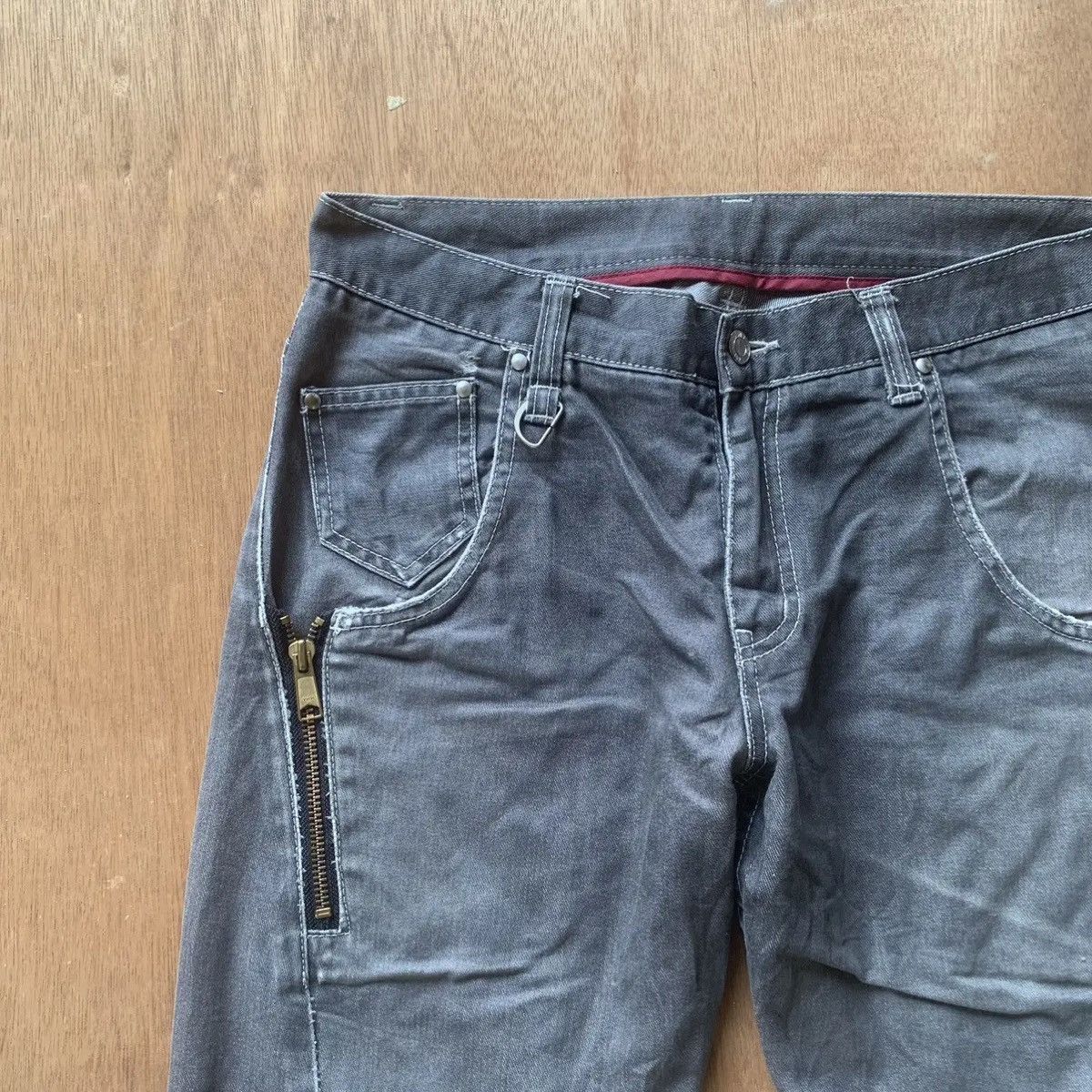 Beauty Beast EARTH TONE 🔥JAPANESE VINTAGE JEANS CURVE LEG TROUSERS FADED Size US 32 / EU 48 - 5 Thumbnail