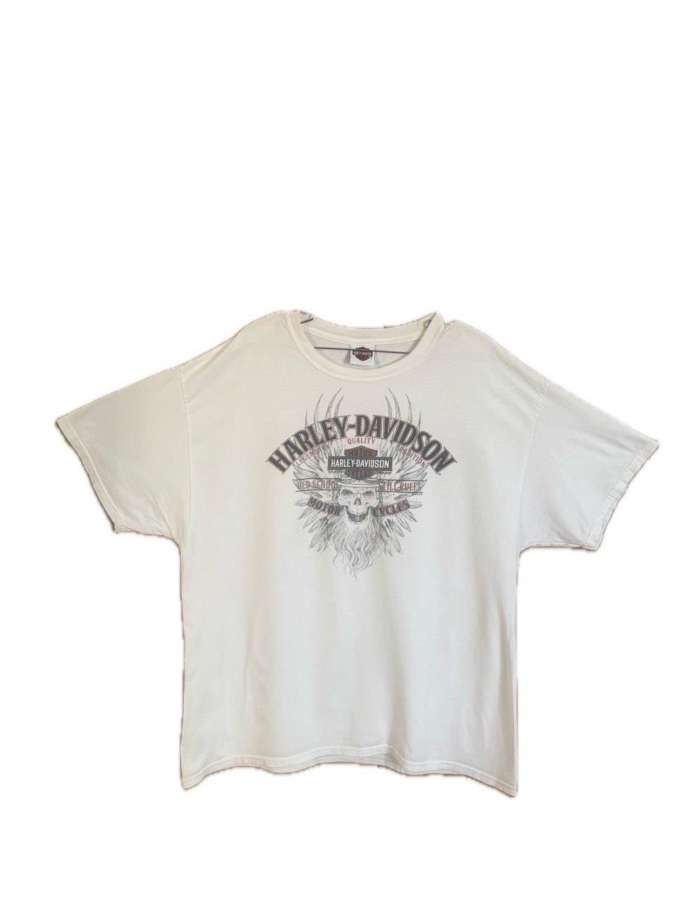 Harley Davidson Harley Davidson Motor Cycles XL White T Shirt Size US XL / EU 56 / 4 - 3 Thumbnail