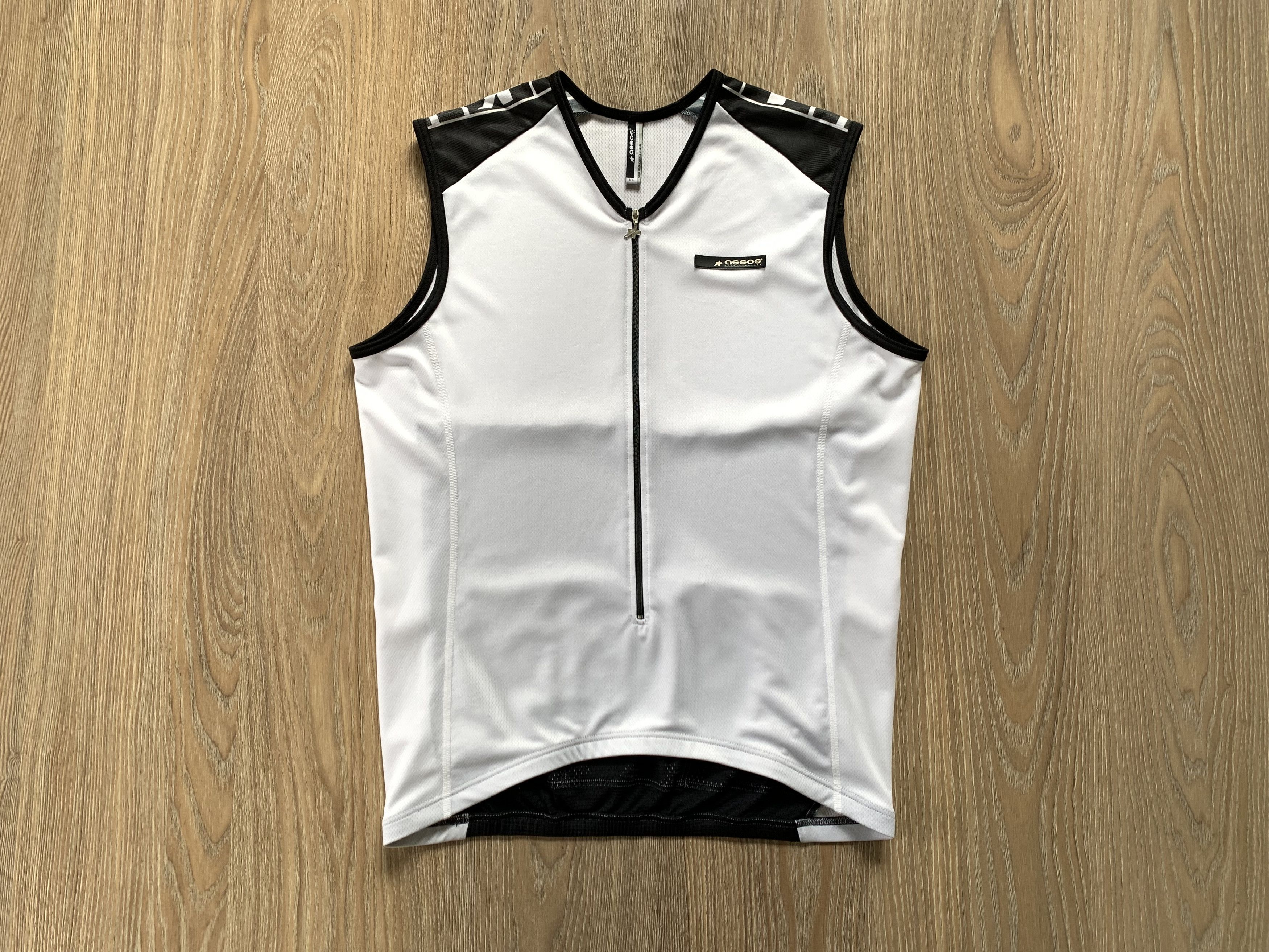 Vintage Assos White Cycling Vest Size US XL / EU 56 / 4 - 2 Thumbnail