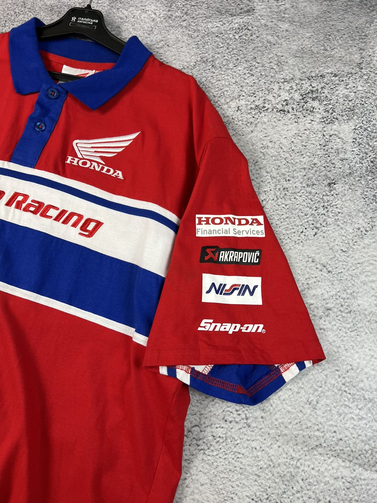 Honda Vintage Honda racing polo T-shirt Size US XXL / EU 58 / 5 - 5 Thumbnail