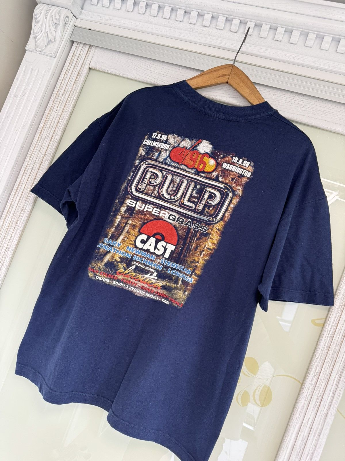 Band Tees Vintage 90’s Pulp Diferent Class, Oasis, Supergrass Tour Tee Size US XL / EU 56 / 4 - 3 Thumbnail