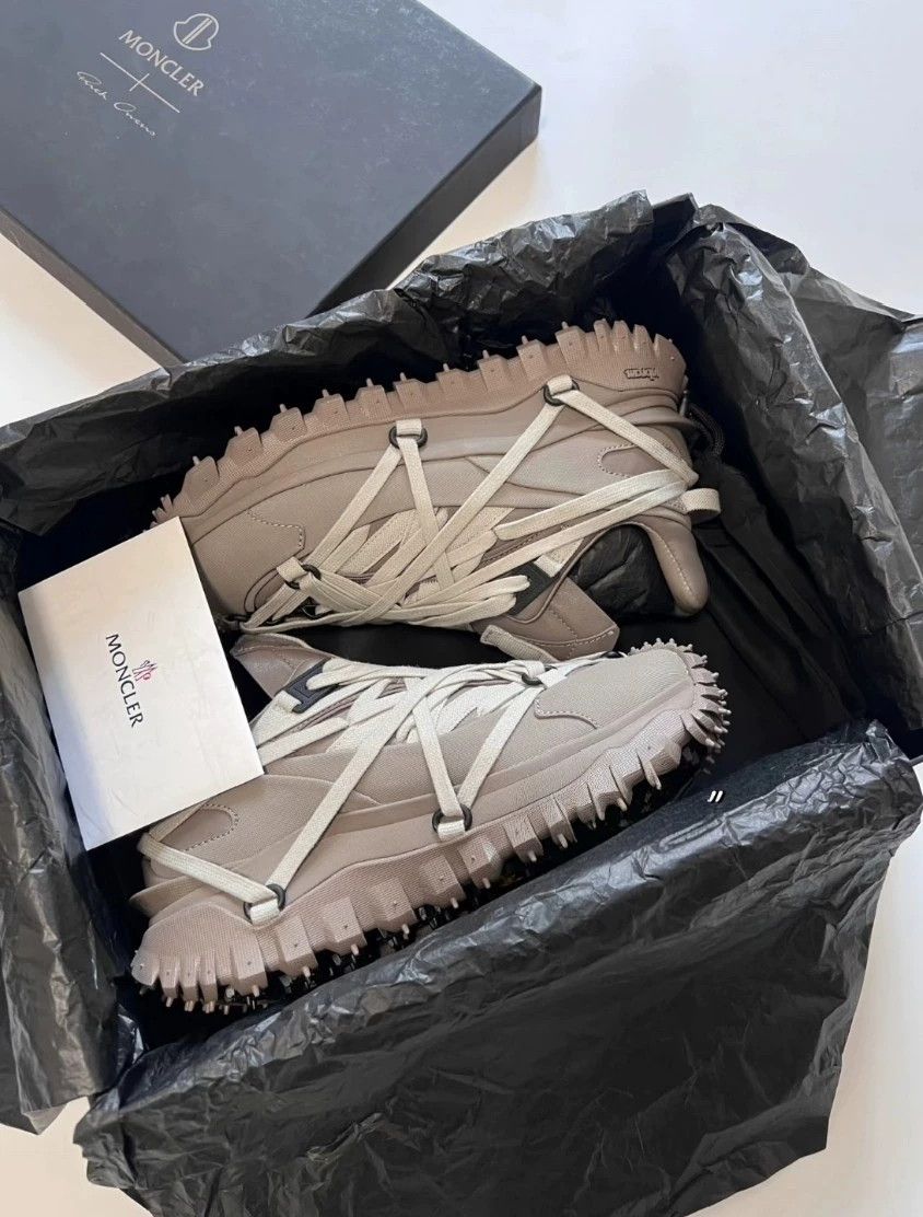 Rick Owens RICK OWENS x Moncler low top sneakers Size US 6.5 / IT 36.5 - 1 Thumbnail